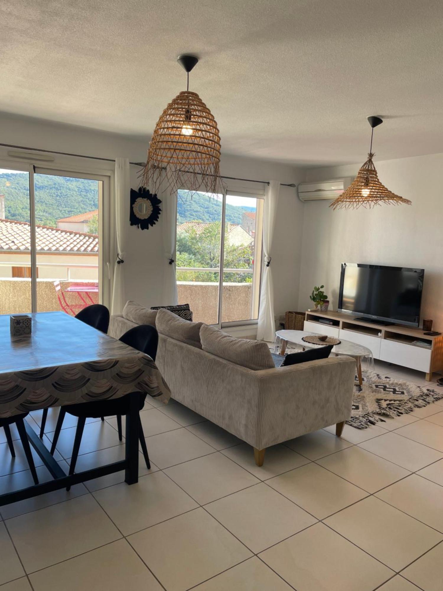 Appartement T3 Climatise,Balcon, Classe 3 Etoiles Le Boulou Exteriör bild